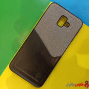 قاب پارچه‌ای چسب دار مشکی سامسونگ J6 Plus