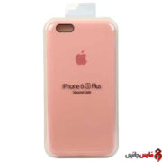 قاب سیلیکونی صورتی اپل iPhone 6 Plus