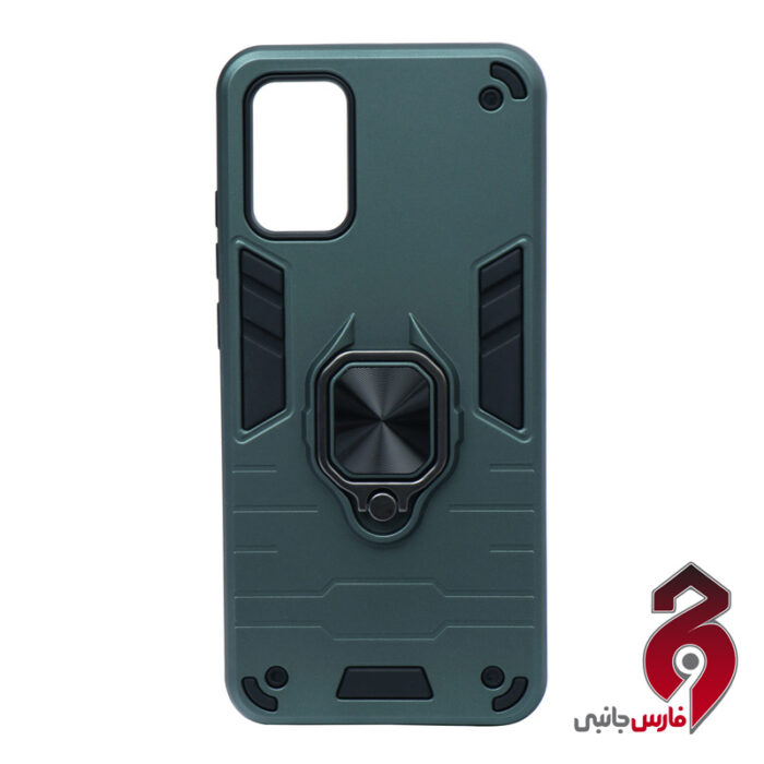 قاب ضد ضربه هولدر دار Black Panter سامسونگ A02s یشمی