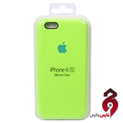 قاب سیلیکونی زیربسته اپل iPhone 6/6s سبز فسفری
