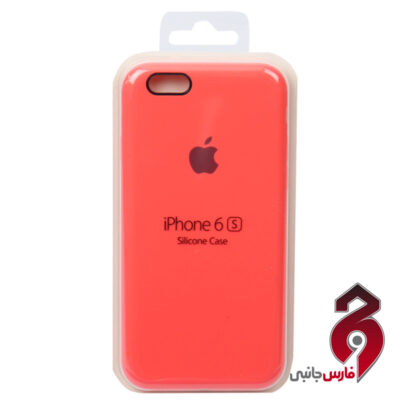 قاب سیلیکونی زیربسته اپل iPhone 6/6s گلبهی فسفری
