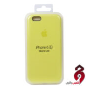 قاب سیلیکونی زیربسته اپل iPhone 6/6s لیمویی روشن