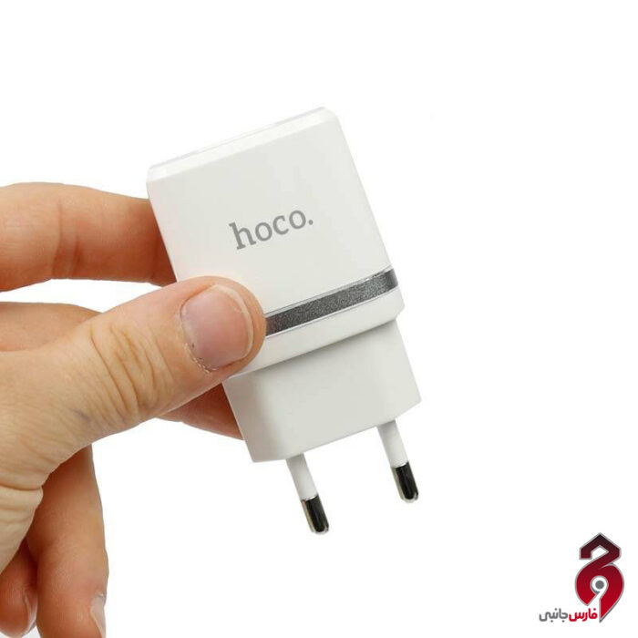 شارژر دیواری Hoco C11 1A + کابل آیفونی - Image 2
