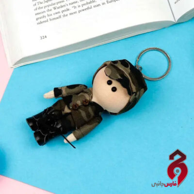 جاسوییچی عروسکی دست ساز رهام لباس ارتشی