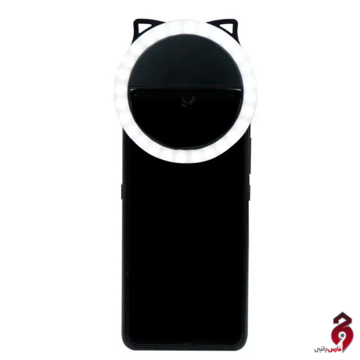 رینگ لایت سلفی خرگوشی مشکی - Image 3