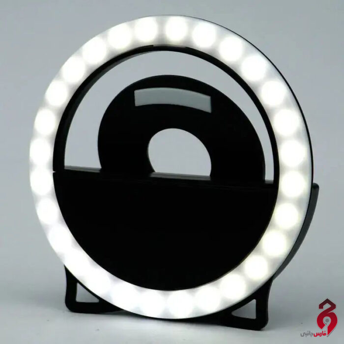 رینگ لایت سلفی خرگوشی مشکی - Image 6