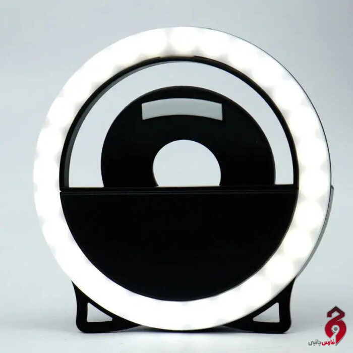 رینگ لایت سلفی خرگوشی مشکی - Image 7