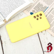 قاب محافظ لنزدار سیلیکونی زیربسته سامسونگ A32 4G زرد