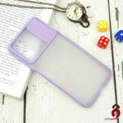 قاب PC مات محافظ لنز دار کشویی شیائومی Poco M3 Pro یاسی