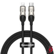کابل تبدیل فست شارژ Baseus CATLYY-01 Type-C to Lightning 2.4A PD 18W 1m