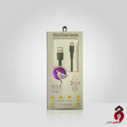کابل فست شارژ She Charisma Mehrnam QC3.0 3A Type-C 1.2m