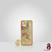 قاب PC مات فانتزی محافظ لنز دار + پاپ سوکت طرح یونیکورن سامسونگ Galaxy A31