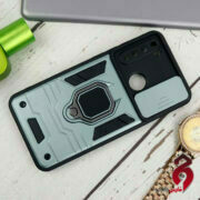 قاب ضد ضربه محافظ لنزدار هولدر دار بتمن شیائومی Redmi Note 8 سبز