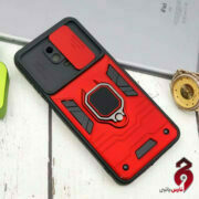 قاب ضد ضربه محافظ لنزدار هولدر دار طرح اصلی بتمن شیائومی Redmi Note 9s و Note 9 Pro سری 2 قرمز