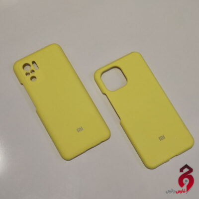 قاب سیلیکونی اصلی زیربسته شیائومی Redmi Note 9s و Note 9 Pro زرد