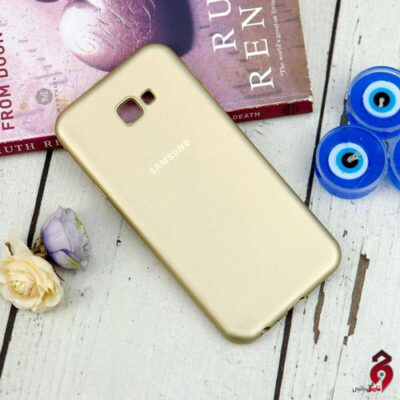 قاب طرح سیلیکونی سامسونگ Galaxy J4 Plus طلایی