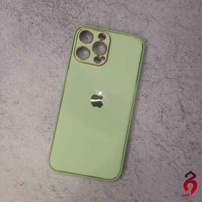 قاب چرمی My Case محافظ لنزدار اپل iPhone 13 Pro Max سبز