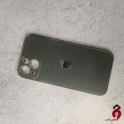 قاب چرمی My Case محافظ لنزدار اپل iPhone 13 مشکی