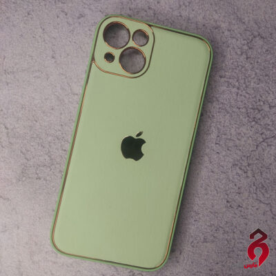 قاب چرمی My Case محافظ لنزدار اپل iPhone 13 سبز