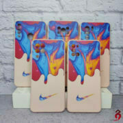 قاب سیلیکون ژله ای طرح نایک سامسونگ A32 4G کرمی کد2