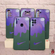 قاب سیلیکون ژله ای طرح نایک سامسونگ A32 4G سبز تیره