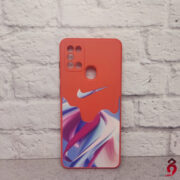 قاب سیلیکون ژله ای طرح نایک سامسونگ A21s قرمز کد1