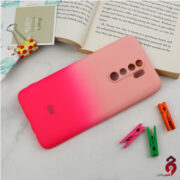 قاب سیلیکونی محافظ لنزدار دو رنگ شیائومی Redmi Note 8 Pro سری E