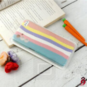 قاب محافظ لنزدار سیلیکونی رنگین کمانی Highcopy سامسونگ A13 سری F