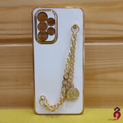 قاب My Case کارتیر زنجیردار سامسونگ A33 سفید
