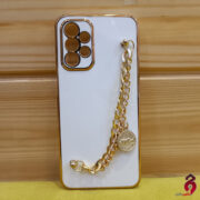 قاب My Case کارتیر زنجیردار سامسونگ A23 سفید