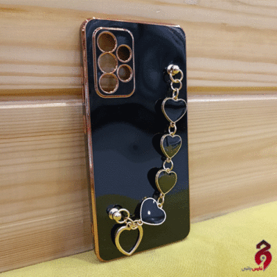 قاب My Case محافظ لنزدار بند آویز سامسونگ Galaxy A52 / 52s مشکی