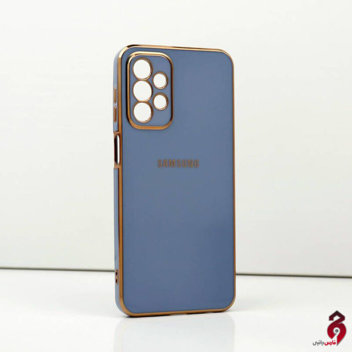 قاب براق My Case High Copy محافظ لنزدار سامسونگ Galaxy A23 آبی