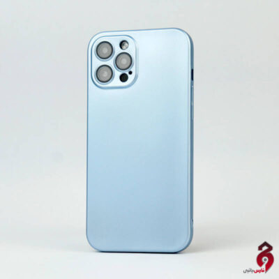 قاب براق محافظ لنز شیشه ای اپل iPhone 12 Pro Max آبی