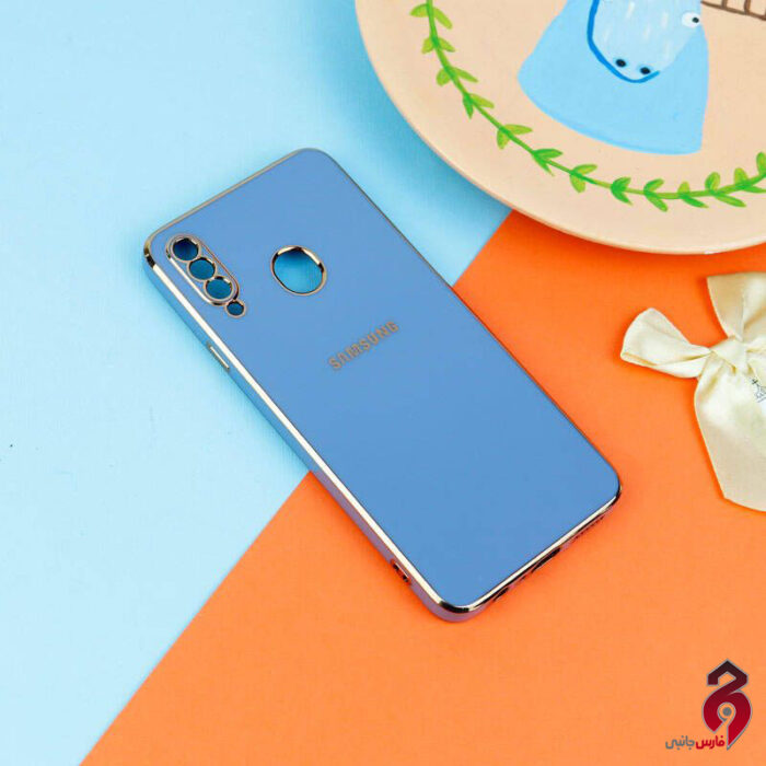 قاب براق My Case High Copy محافظ لنزدار سامسونگ Galaxy A20s آبی