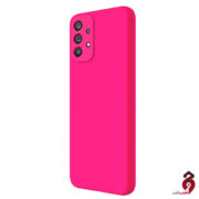 قاب سیلیکونی اصلی اورجینال سامسونگ A53 صورتی فسفری