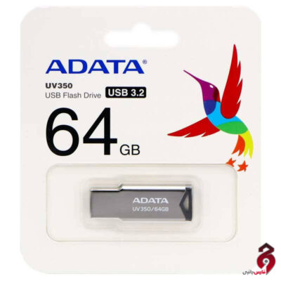 فلش ۶۴ گیگ ای دیتا ADATA UV350 USB3.2 مشکی