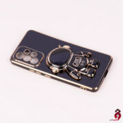 قاب براق My Case استند آدمکی محافظ لنزدار سامسونگ Galaxy A53 5G مشکی