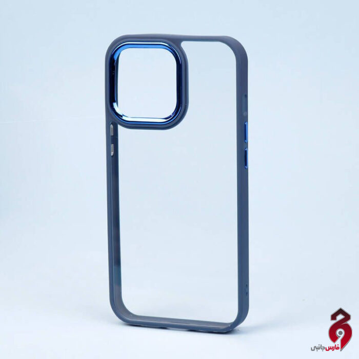قاب شفاف متال آیرون New Skin اپل iPhone 13 Pro آبی