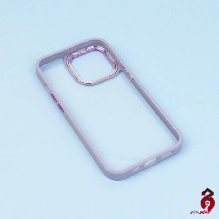 قاب شفاف متال آیرون New Skin اپل iPhone 13 Pro یاسی - Image 2