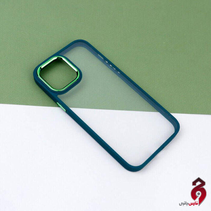قاب شفاف متال آیرون New Skin اپل iPhone 13 Pro Max سبز