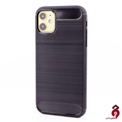 قاب Fiber Carbon ژله ای آیفون iPhone 11 مشکی