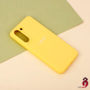 قاب سیلیکونی اصلی زیربسته سامسونگ S21 FE زرد
