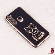 قاب براق My Case استند طرح سگ محافظ لنزدار شیائومی Redmi Note 8 مشکی