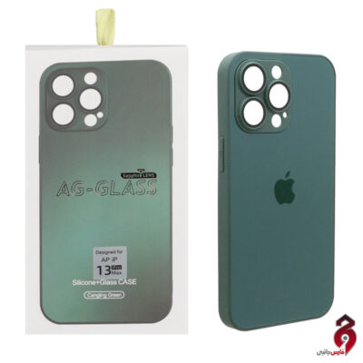 قاب اورجینال محافظ لنز گلس دار AG Glass آیفون iPhone 13 Pro Max سبز