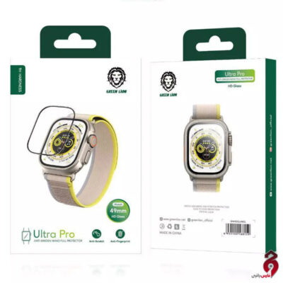 گلس اپل واچ 49 میلی متر Apple Watch گرین لاین Green Lion مدل Ultra Pro