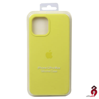قاب سیلیکونی زیربسته آیفون iPhone 12 Pro Max زرد