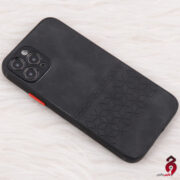 قاب چرمی طرحدار Smartphone محافظ لنزدار آیفون iPhone 11 Pro مشکی