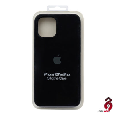 قاب سیلیکونی زیربسته آیفون iPhone 12 Pro Max مشکی