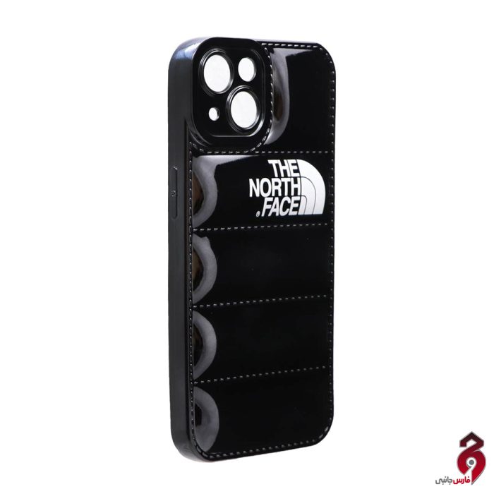 قاب پافر North Face براق آیفون iPhone 13/14 مشکی