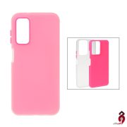 قاب دو لایه پاستیلی سامسونگ A14 سرخابی